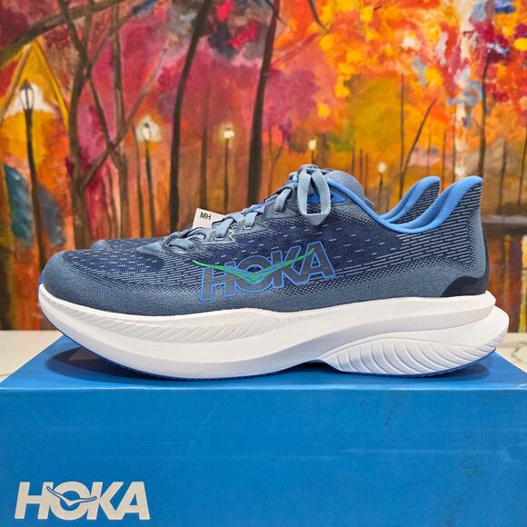 Hoka One M Mach 6 Downpour Thunder Size 8.5 D Men\'s Running Shoes 1147790 DHN main image 2